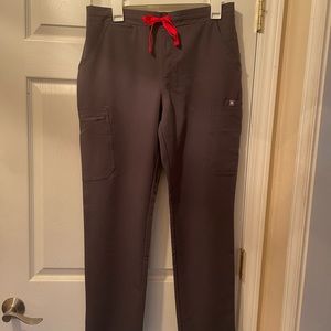 Figs Charcoal Yola Skinny Scrub Pants